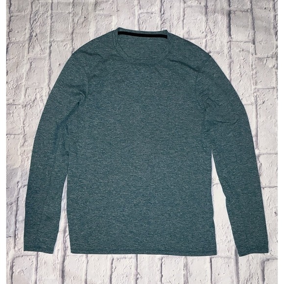 lululemon athletica Tops - Lululemon Shirt womens Small Blue Drysense Long Sleeve Workout Gym